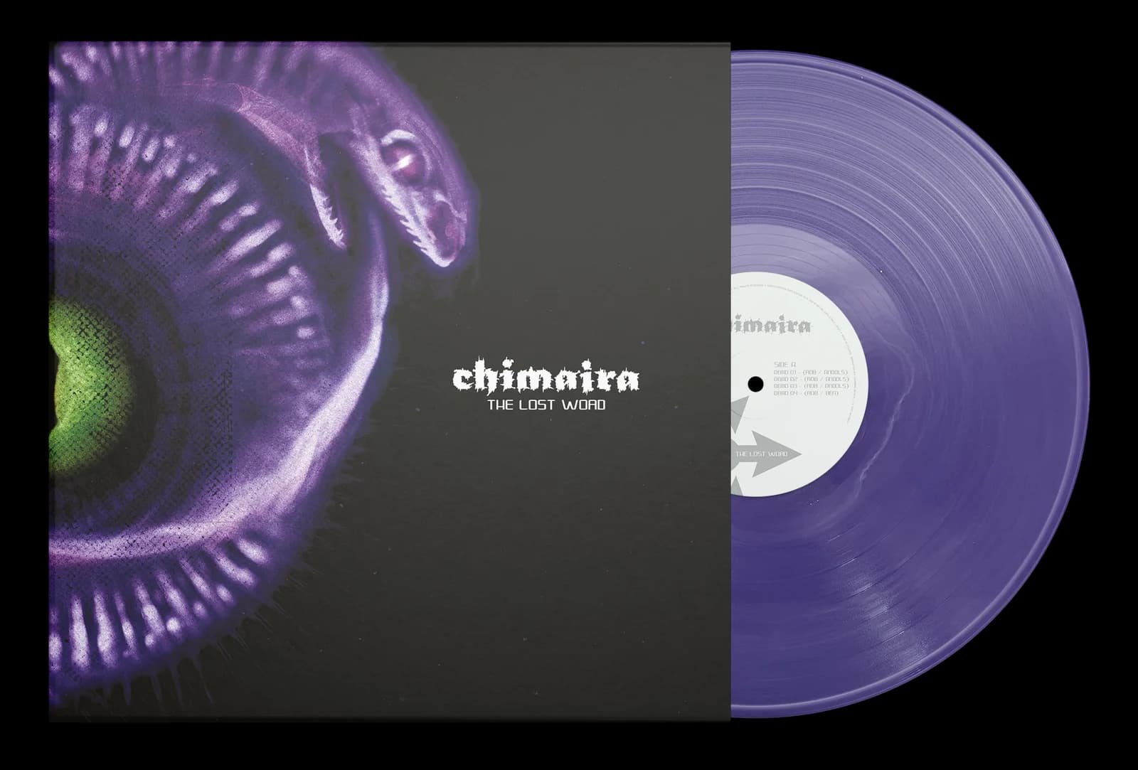 Chimaira The Lost Word LP gatefold, open